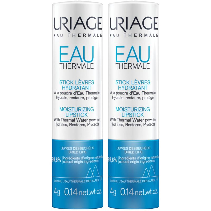 Uriage Thermal Water Moisturizing Lipstick Duo Set