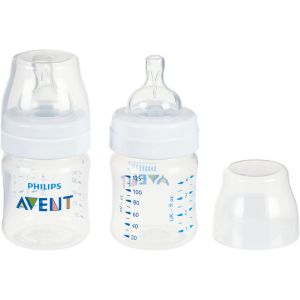Philips Avent Anti-colic Baby Bottle, 4oz, 2 pack