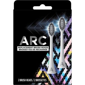 ARC Brush Heads White 2 Ct 2 EA