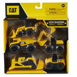 Cat Little Machines 5 Pack - Mini Construction Vehicles for Kids