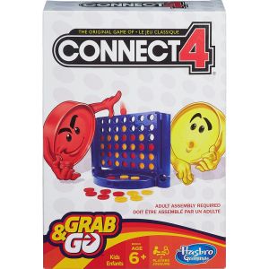 Connect 4 Grab & Go Game - Portable 2 Player Game