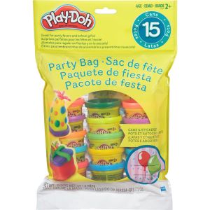 Play-Doh Party Bag - 15 Colorful Cans of Modeling Compound