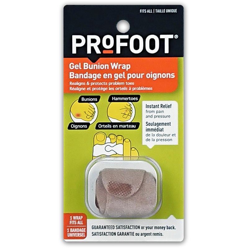Profoot Gel Bunion Wrap - Instant Pain Relief for Bunions and Hammertoes
