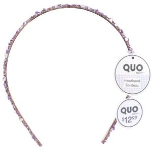 Quo Beauty Headband Stone Lavender 1 ea