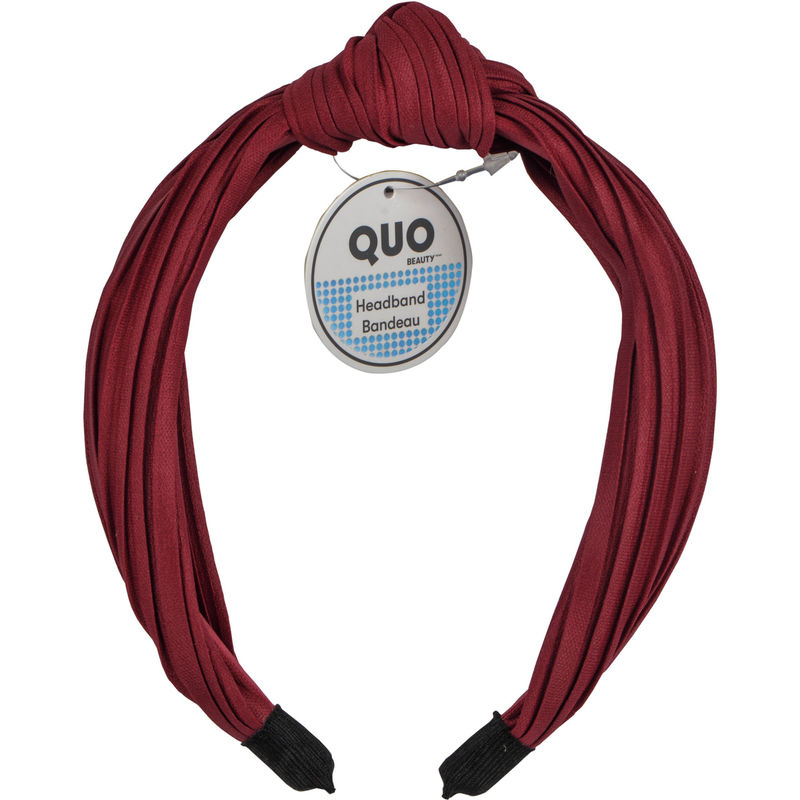 Quo Beauty Pleated Topknot Headband