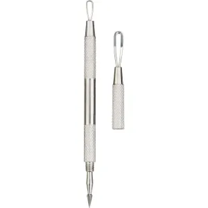 Quo Beauty Skin Tool - Stainless Steel 3-in-1 Lance and Duo Extractor