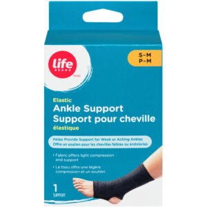 Life Brand Elastic Ankle Support S-M 1 Count