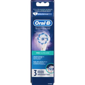 Oral-B Pro GumCare Electric Toothbrush Replacement Brush Head, 3 Count