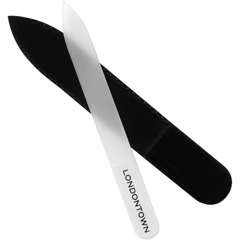 Londontown White Glass Nail File