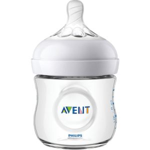 Philips Avent Natural Baby Bottle, Clear, 4oz, 1pk