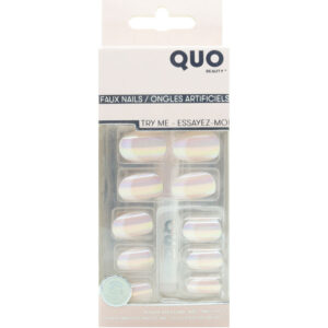 Quo Beauty Artificial Nail with Glue French (White) 1 Box