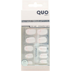 Quo Beauty Artificial Nail with Glue Stripe 1 Box