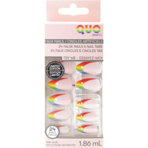 Quo Beauty Faux Nail Kit with Glue 1 Kit