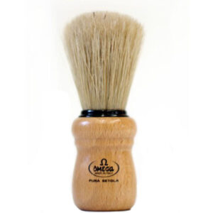 Omega SHV Beech Brush - Premium Quality Shaving Brush