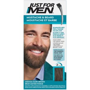 Just For Men Mustache & Beard Medium-Dark Brown Beard Coloring