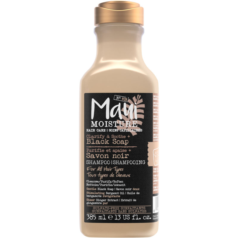 Maui Moisture Clarify & Soothe + Black Soap Shampoo