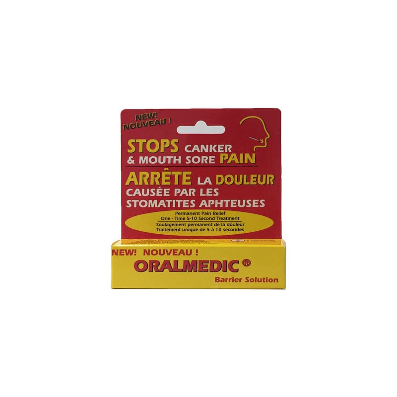 Oralmedic Oralmedic Barrier Solution 1 BX - Topical Treatment for Canker and Mouth Sores