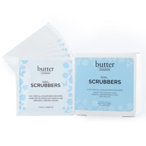 Butter London Nail Scrubbers 2-In-1 Prep & Removing Wipes