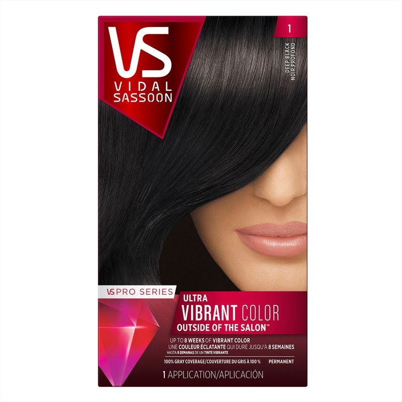 Vidal Sassoon Pro Series Permanent Hair Color - 1 Deep Black