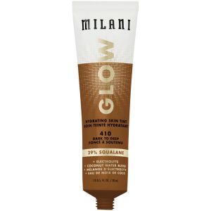 Milani Glow Hydrating Skin Tint Color 410 Dark to Deep