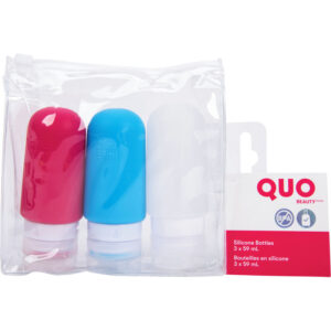 Quo Beauty Silicone Bottle Set 59mL 3 Pack