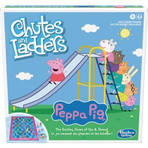 Peppa Pig Chutes & Ladder Board Game for Kids Ages 3 and Up