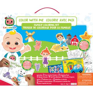 CoComelon Color With Me Family Coloring Kit