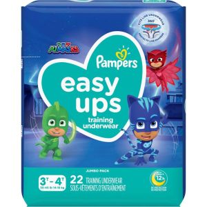 Pampers Easy Ups Training Underwear Boys Size 5 3T-4T 22 Count