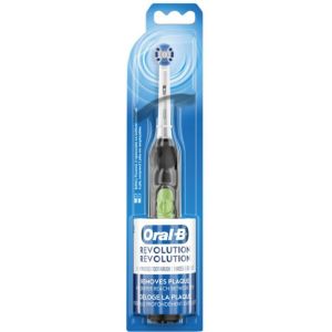Oral-B Revolution Battery Toothbrush with 1 Brush Head, Black
