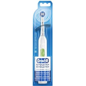 Oral-B Revolution Battery Toothbrush with 1 Brush Head, White