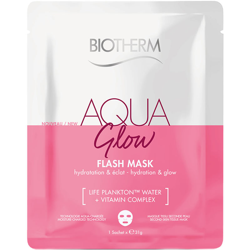 Biotherm Aqua Glow Flash Mask - 1 Mask Hydration & Glow