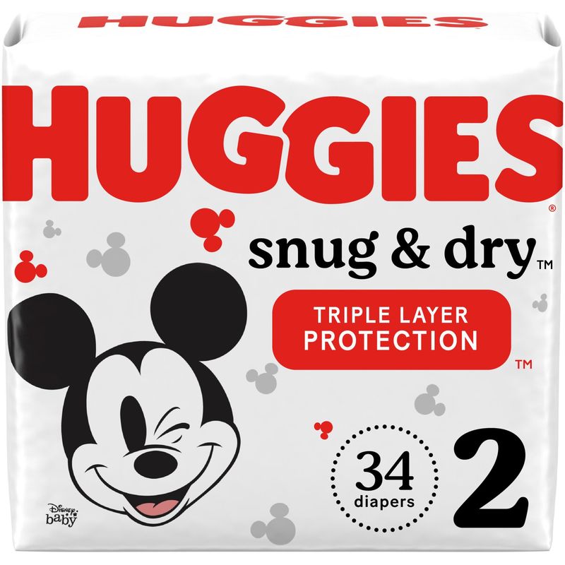 Huggies Snug & Dry Diapers Size 2 - 1 EA