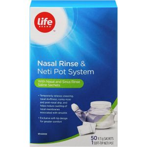 Life Brand Nasal Rinse & Neti Pot System 1 ea