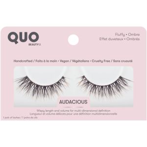 Quo Beauty AUDACIOUS False Eyelashes - Dual-layered Fluffy Volume & Dramatic Curl