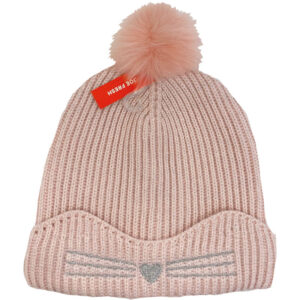 Joe Fresh Kid Girl Pom Beanie with Cat Ears - L/XL Pink