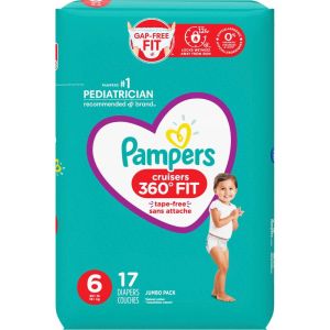 Pampers Cruisers 360 Size 6 Jumbo 4/17