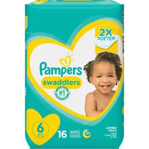 Pampers Swaddlers Diapers Size 6 - 16 Count