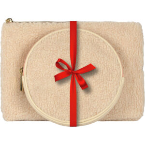 Quo Beauty 2pc Sherling Clutch Set