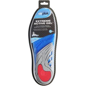 Airplus Extreme Active Gel Insoles for Men - Shock Absorbing Cushioning and Support