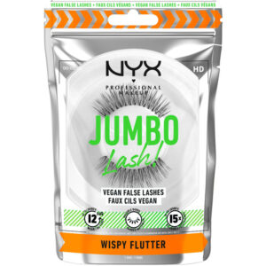 NYX Professional Makeup Jumbo Lash! Vegan False Lashes, Reusable - WISPY-FLUTTER 1 Piece