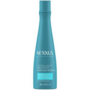 Nexxus Ultralight Smooth Conditioner for Dry and Frizzy Hair, Weightless Frizz Protection, 400 mL