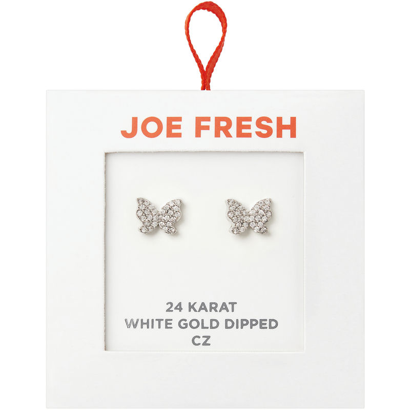 Joe Fresh 24K Dip Butterfly Earrings