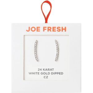 Joe Fresh 24K Dip Crawler Earrings