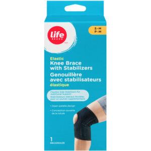 Life Brand Elastic Knee Brace with Stabilizers Sm-Med 1 Count