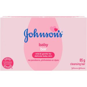 Johnson's Baby Soap Bar, Mild and Moisturizing 85 g