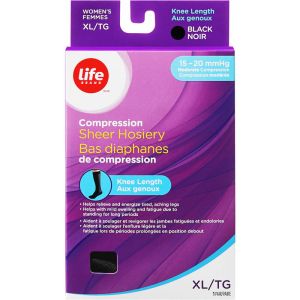 Life Brand LB Trouser Sock Black X-Large 15-20