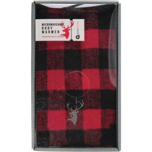 Aroma Home Red & Black Plaid Neck & Body Wrap