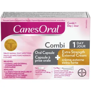 CanesOral Combi 1-Day: Complete Treatment for Vaginal Yeast Infection