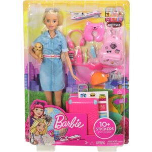 Barbie Doll & Accessories Travel Set