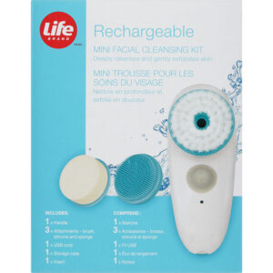 Life Brand Rechargeable Mini Facial Cleansing Kit